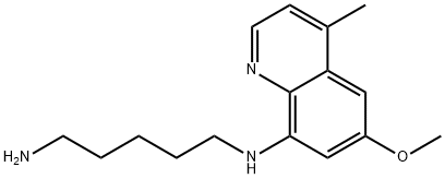 4-methyl-6-methoxy-8-(1-pentamethyleneamino)aminoquinoline Structure