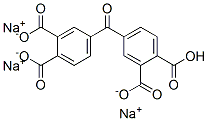 삼나트륨수소4,4'-카르보닐비스프탈레이트 구조식 이미지