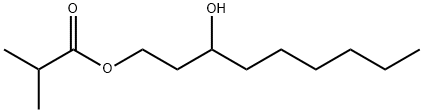 3-hydroxynonyl isobutyrate Structure