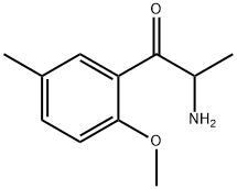 1-Propanone,  2-amino-1-(2-methoxy-5-methylphenyl)- 구조식 이미지