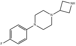 1-(3-아제티디닐)-4-(4-플루오로페닐)-피페라진 구조식 이미지