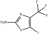 5-iodo-4-(trifluoroMethyl)thiazol-2-aMine 구조식 이미지