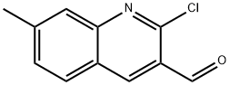 2-CHLORO-7-METHYL-3-QUINOLINECARBOXALDEHYDE 구조식 이미지