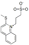 2-(methylthio)-1-(3-sulphonatopropyl)quinolinium Structure