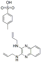 N,N'-diallylquinoxaline-2,3-diamine monotoluene-p-sulphonate 구조식 이미지