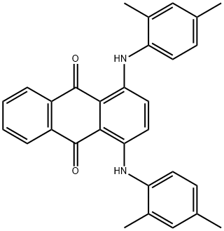 1,4-bis[(2,4-dimethylphenyl)amino]anthraquinone Structure