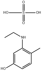 3-에틸아미노-p-크레솔설페이트 구조식 이미지