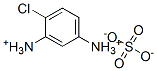 4-chlorobenzene-1,3-diammonium sulphate 구조식 이미지