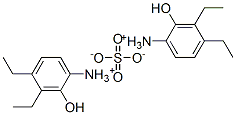 bis[(diethylhydroxyphenyl)ammonium] sulphate Structure