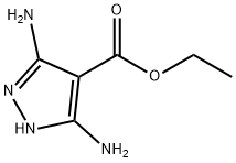 ethyl 3,5-diaMino-1H-pyrazole-4-carboxylate Structure