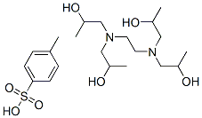 N,N'-ethylenebis[bis(2-hydroxypropyl)amine] toluene-p-sulphonate 구조식 이미지