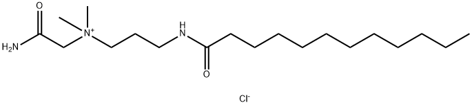 (2-amino-2-oxoethyl)dimethyl-3-[(1-oxododecyl)amino]propylammonium chloride Structure