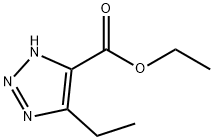 1H-1,2,3-Triazole-4-carboxylicacid,5-ethyl-,ethylester(9CI) 구조식 이미지