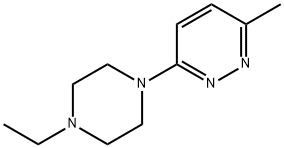 Pyridazine, 3-(4-ethyl-1-piperazinyl)-6-methyl- (9CI) Structure