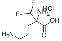 Eflornithine hydrochloride 구조식 이미지