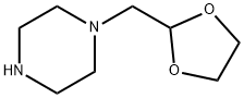 1-(1,3-DIOXOLAN-2-YLMETHYL)PIPERAZINE 구조식 이미지