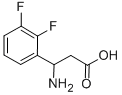 3-아미노-3-(2,3-디플루오로-페닐)-프로피온산 구조식 이미지