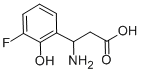 3-AMINO-3-(3-FLUORO-2-HYDROXY-PHENYL)-PROPIONIC ACID Structure