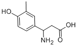 3-AMINO-3-(4-HYDROXY-3-METHYL-PHENYL)-PROPIONIC ACID Structure