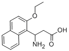 3-AMINO-3-(2-ETHOXYNAPHTHALEN-1-YL)-PROPIONIC ACID 구조식 이미지