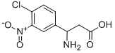 3-AMINO-3-(4-CHLORO-3-NITRO-PHENYL)-PROPIONIC ACID Structure