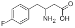 3-아미노-4-(4-FLUORO-페닐)-부티르산 구조식 이미지