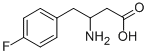 3-AMINO-4-(4-FLUORO-PHENYL)-BUTYRIC ACID Structure