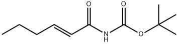 카르밤산,[(2E)-1-옥소-2-헥세닐]-,1,1-디메틸에틸에스테르(9CI) 구조식 이미지