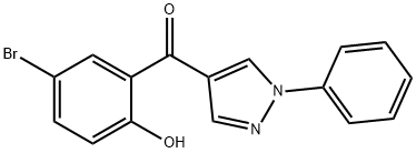 (5-BROMO-2-HYDROXY-PHENYL)-(1-PHENYL-1H& Structure