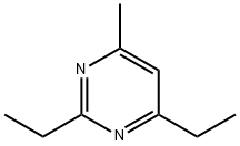 Pyrimidine, 2,4-diethyl-6-methyl- (9CI) Structure