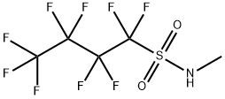 N-(Methyl)nonafluorobutanesulfonamide Structure