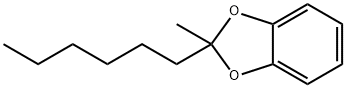 2-hexyl-2-methyl-1,3-benzodioxole 구조식 이미지
