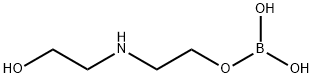 2-[(2-hydroxyethyl)amino]ethyl dihydrogen orthoborate Structure