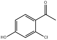 2'-Chloro-4'-hydroxyacetophenone 구조식 이미지