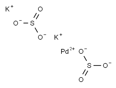 palladium(2+) dipotassium disulphite 구조식 이미지