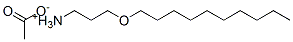 3-(decyloxy)propylammonium acetate Structure