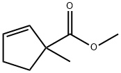 2-Cyclopentene-1-carboxylicacid,1-methyl-,methylester(9CI) Structure