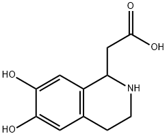 1-Isoquinolineacetic acid, 1,2,3,4-tetrahydro-6,7-dihydroxy- (9CI) Structure