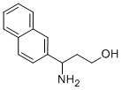 3-AMINO-3-NAPHTHALEN-2-YL-PROPAN-1-OL Structure