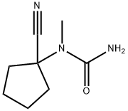 Urea, N-(1-cyanocyclopentyl)-N-methyl- (9CI) 구조식 이미지