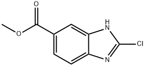 methyl 2-chloro-1H-benzo[d]imidazole-6-carboxylate 구조식 이미지