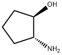 Cyclopentanol,2-amino-,(1R,2R)-(9CI) 구조식 이미지
