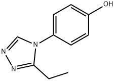 4-(3-ETHYL-4H-1,2,4-TRIAZOL-4-YL)PHENOL 구조식 이미지