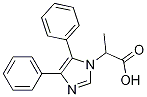 a-Methyl-4,5-diphenyl -1H-iMidazole-1-acetic acid 구조식 이미지