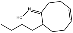 (1Z,4Z)-8-Butyl-4-cycloocten-1-one oxime Structure