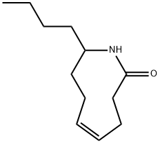 (Z)-9-Butyl-2,3,4,7,8,9-hexahydro-1H-azonin-2-one 구조식 이미지