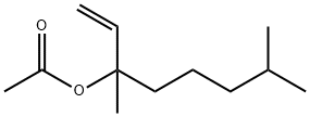 3,7-dimethyloct-1-en-3-yl acetate 구조식 이미지