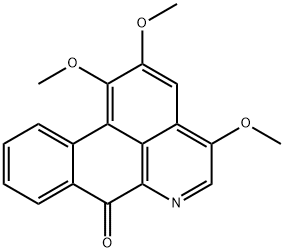 1,2,4-Trimethoxy-7H-dibenzo[de,g]quinolin-7-one Structure