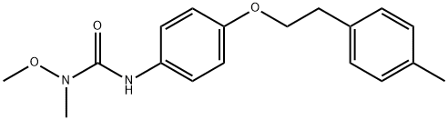 1-methoxy-1-methyl-3-[4-[2-(4-methylphenyl)ethoxy]phenyl]urea 구조식 이미지