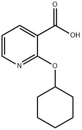 2-(cyclohexyloxy)nicotinic acid Structure